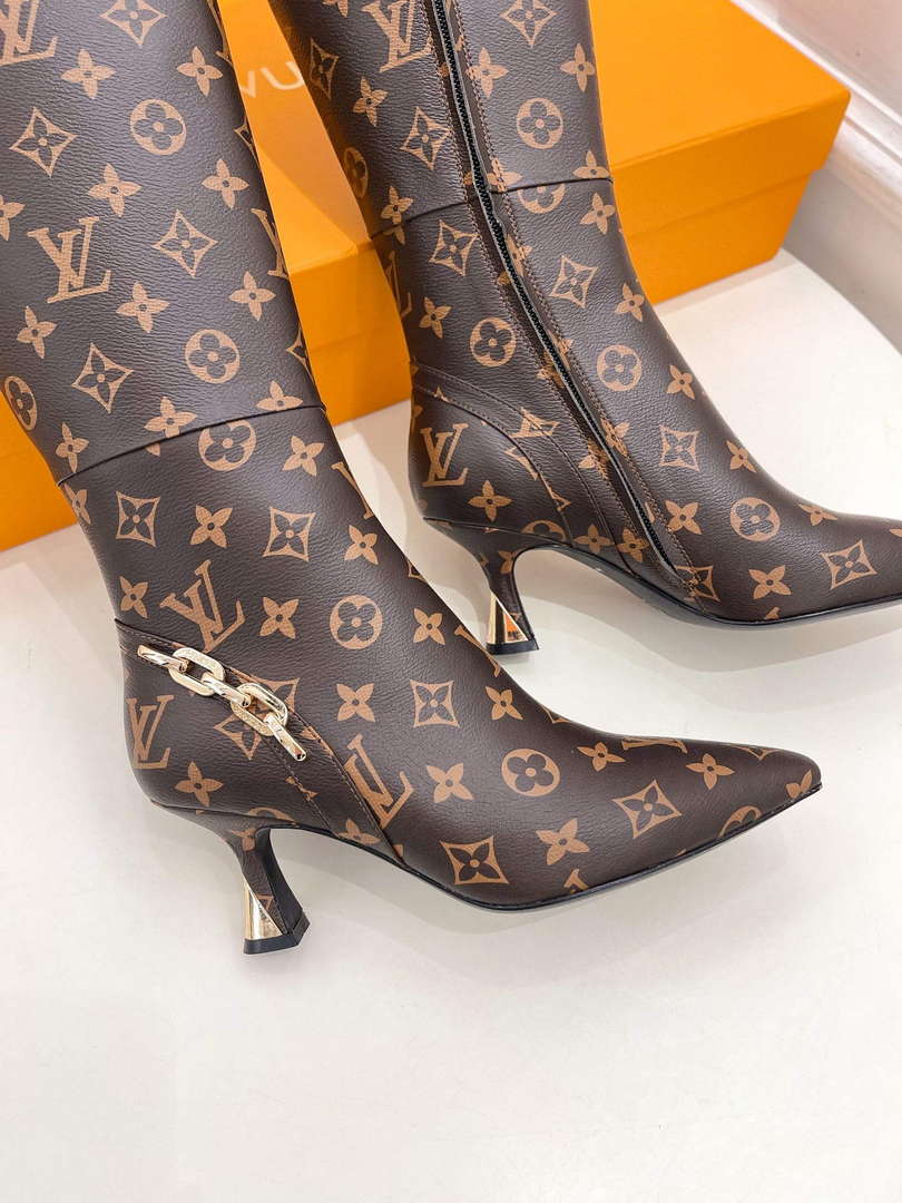 LV 1ACAKQ Louis Vuitton Women's Shoes Sparkle High Boots L75208