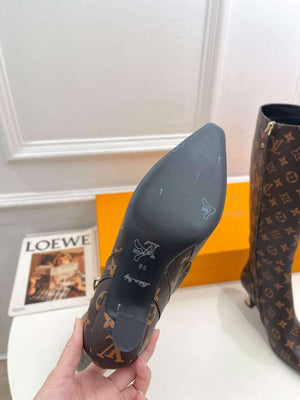 LV 1ACAKQ Louis Vuitton Women's Shoes Sparkle High Boots L75208 - 35 - View 9