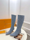 LV 1ACAKQ Louis Vuitton Women's Shoes Sparkle High Boots L75209