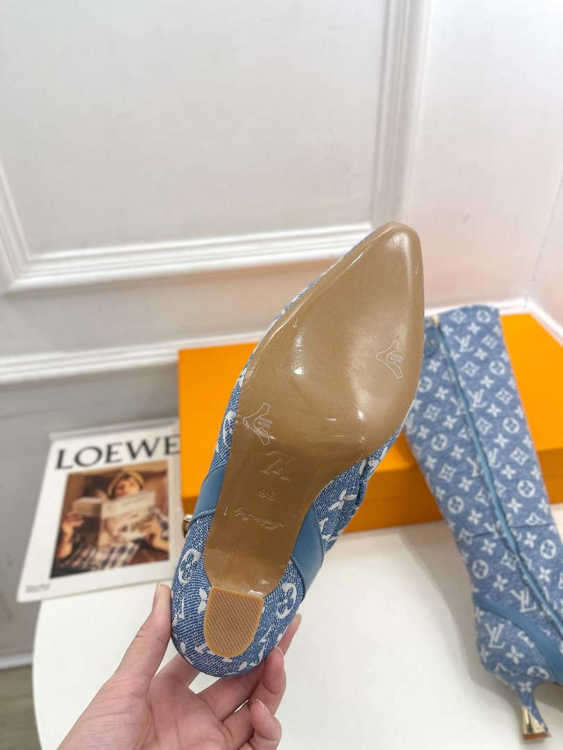 LV 1ACAKQ Louis Vuitton Women's Shoes Sparkle High Boots L75209