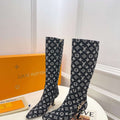 LV 1ACAKQ Louis Vuitton Women's Shoes Sparkle High Boots L75210 - 35 - View 1