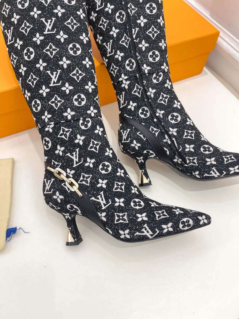LV 1ACAKQ Louis Vuitton Women's Shoes Sparkle High Boots L75210