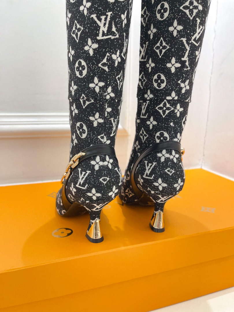 LV 1ACAKQ Louis Vuitton Women's Shoes Sparkle High Boots L75210