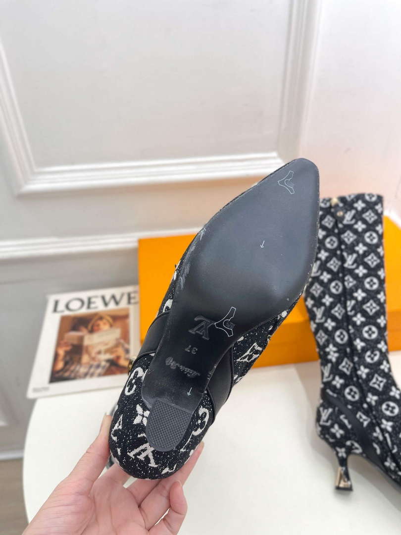 LV 1ACAKQ Louis Vuitton Women's Shoes Sparkle High Boots L75210