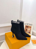 LV 1ACAKQ Louis Vuitton Women's Sparkle Ankle Boot Heel 95mm L75228