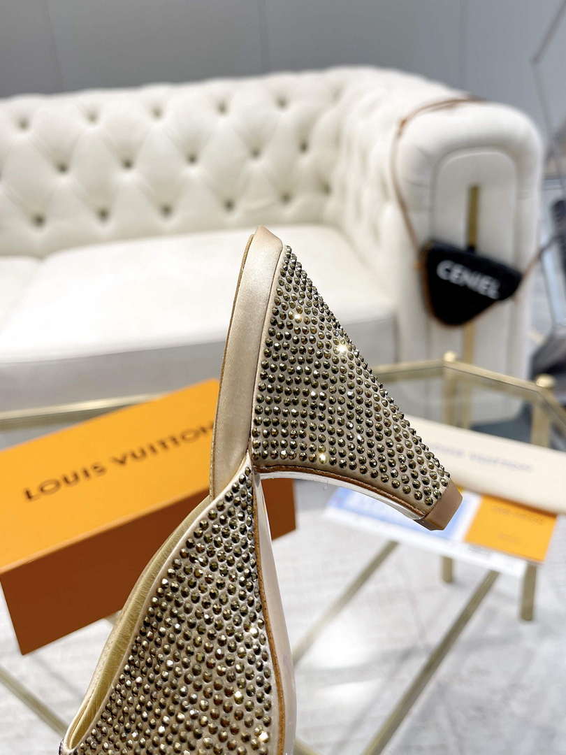 LV 1ACJ3S Louis Vuitton Women's Shoes Super Mule L75224