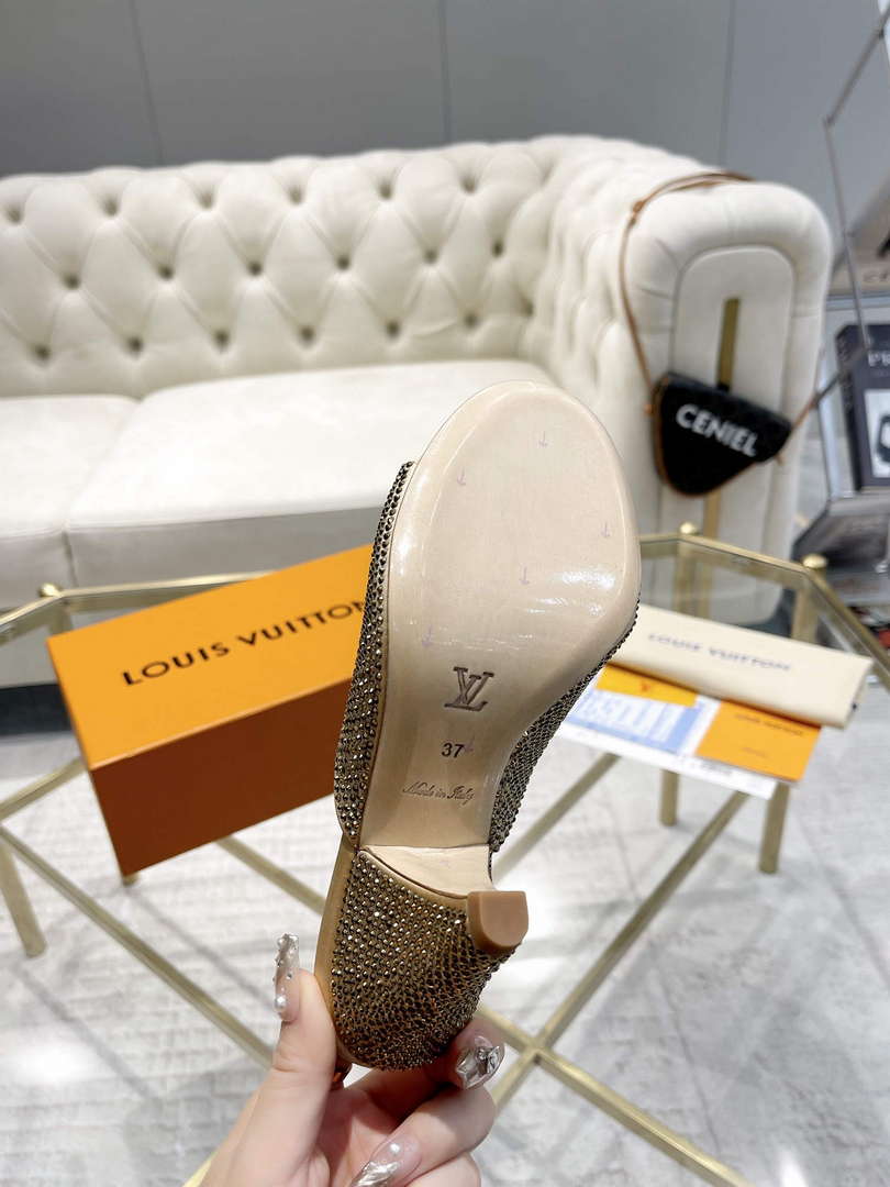 LV 1ACJ3S Louis Vuitton Women's Shoes Super Mule L75224