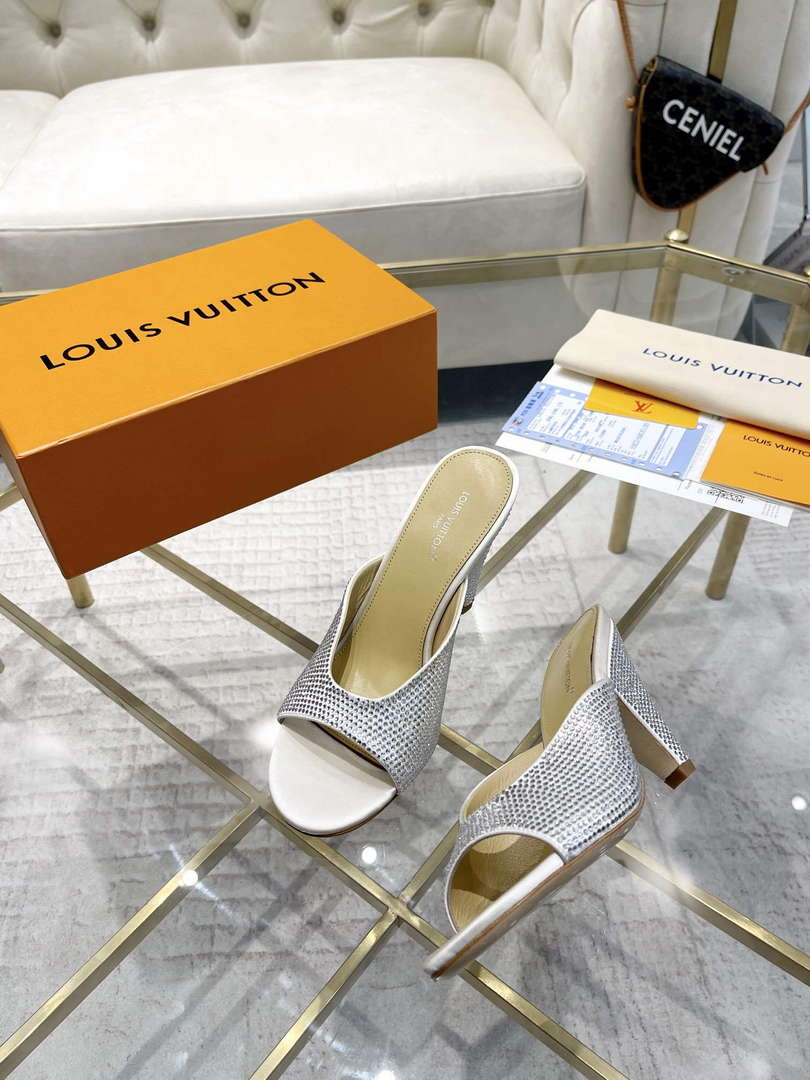 LV 1ACJ3S Louis Vuitton Women's Shoes Super Mule L75225