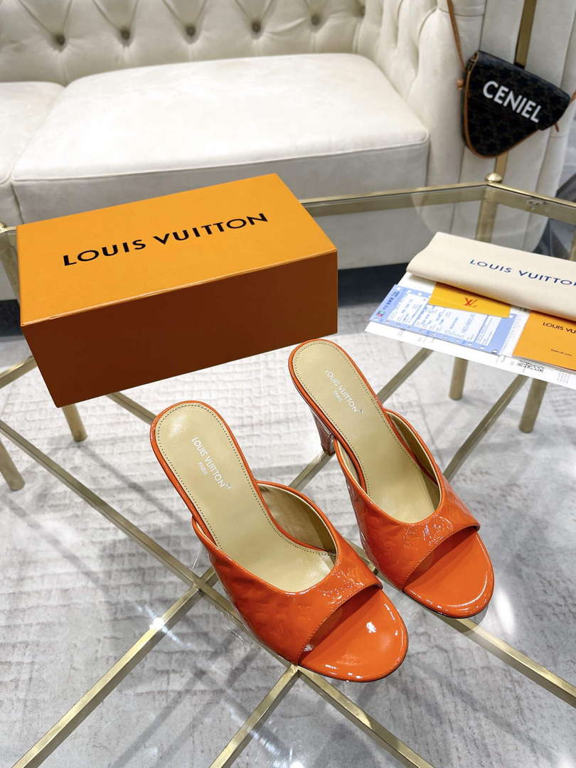 LV 1ACJ6A Louis Vuitton Women's Shoes Super Mule L75218