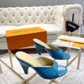LV 1ACJ6P Louis Vuitton Women's Shoes Super Mule L75220 - 35 - View 1