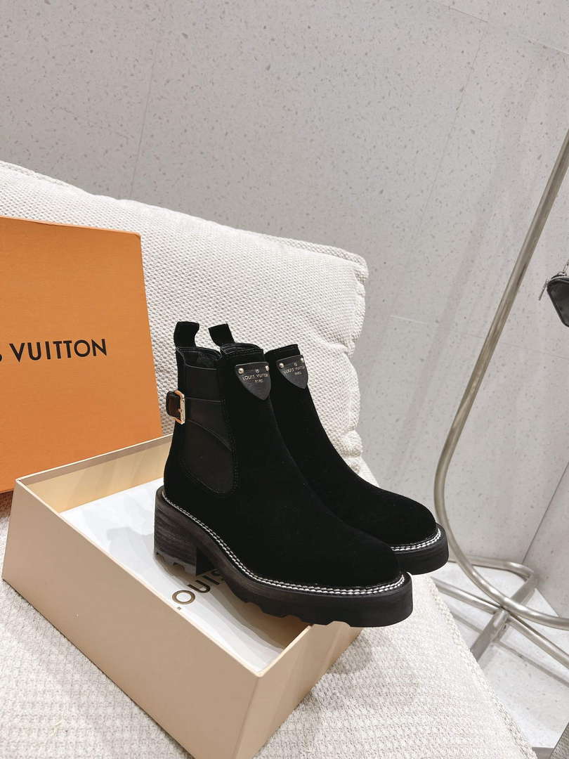 LV 1ACKCJ Louis Vuitton Women's LV Beaubourg Ankle Boot L67326 - 35 - View 6
