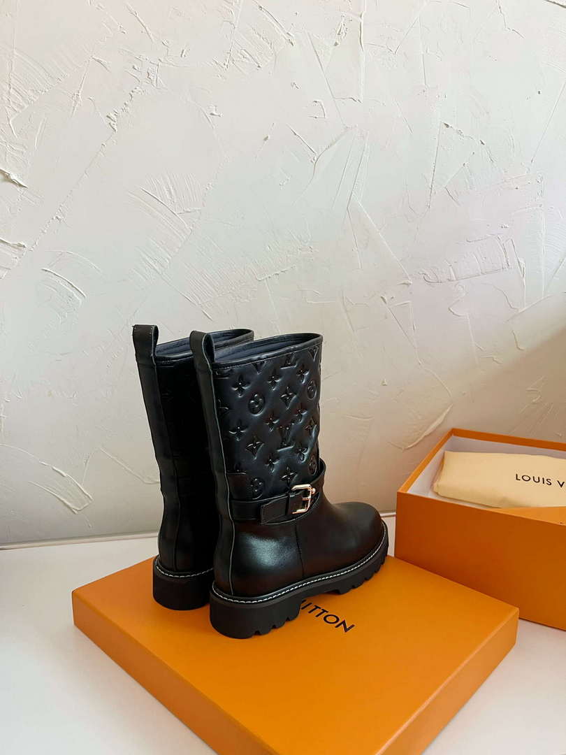 LV 1ADD2Q Louis Vuitton Territory Flat Boot L88292 - Euro 35=US 4 - View 5