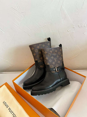 LV 1ADD2Q Louis Vuitton Territory Flat Boot L88293 - Euro 35=US 4 - View 3
