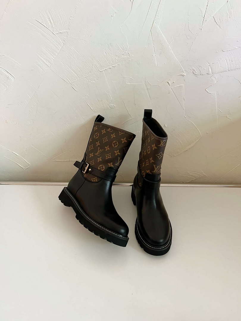 LV 1ADD2Q Louis Vuitton Territory Flat Boot L88293 - Euro 35=US 4 - View 4