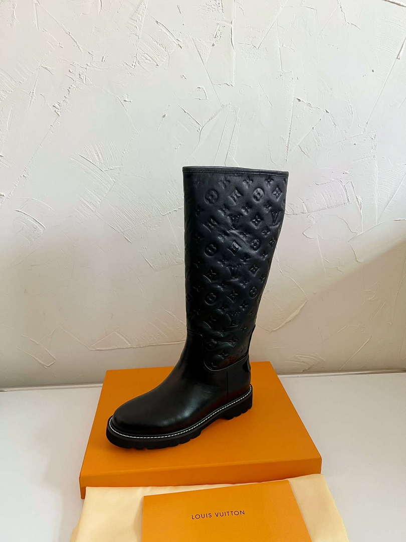 LV 1ADD2Q Louis Vuitton Territory Flat High Boot L88290