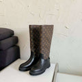 LV 1ADD2Q Louis Vuitton Territory Flat High Boot L88291 - Euro 35=US 4 - View 1