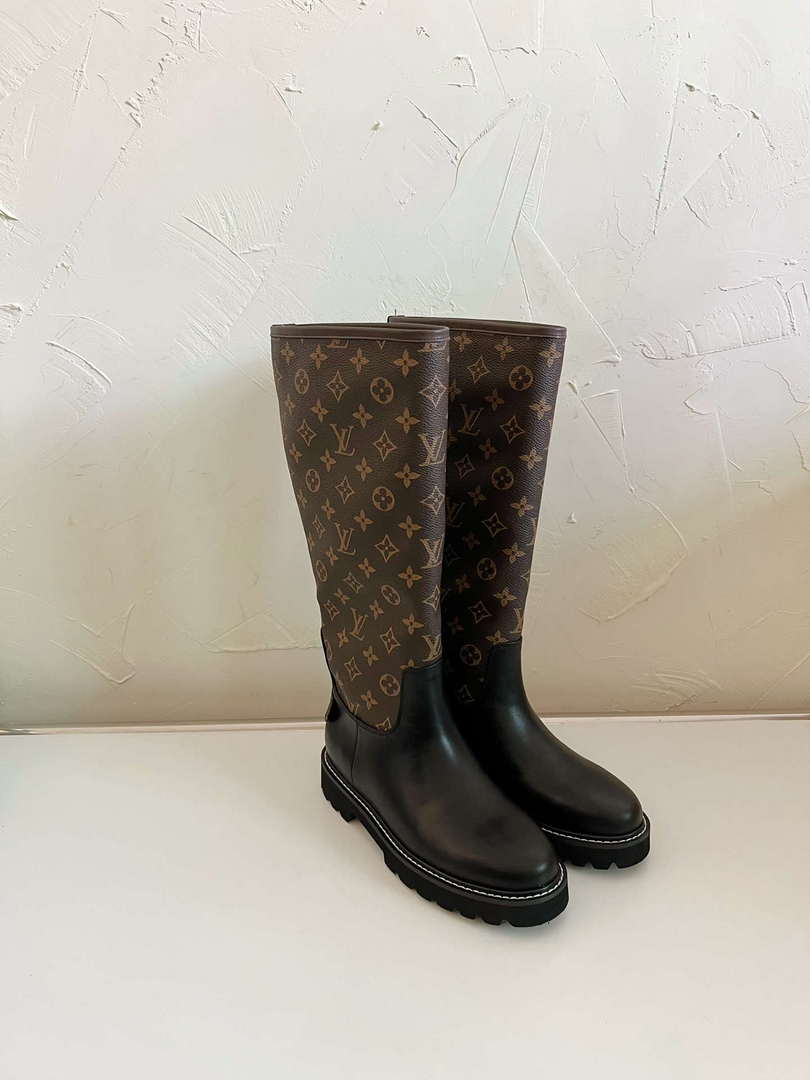 LV 1ADD2Q Louis Vuitton Territory Flat High Boot L88291