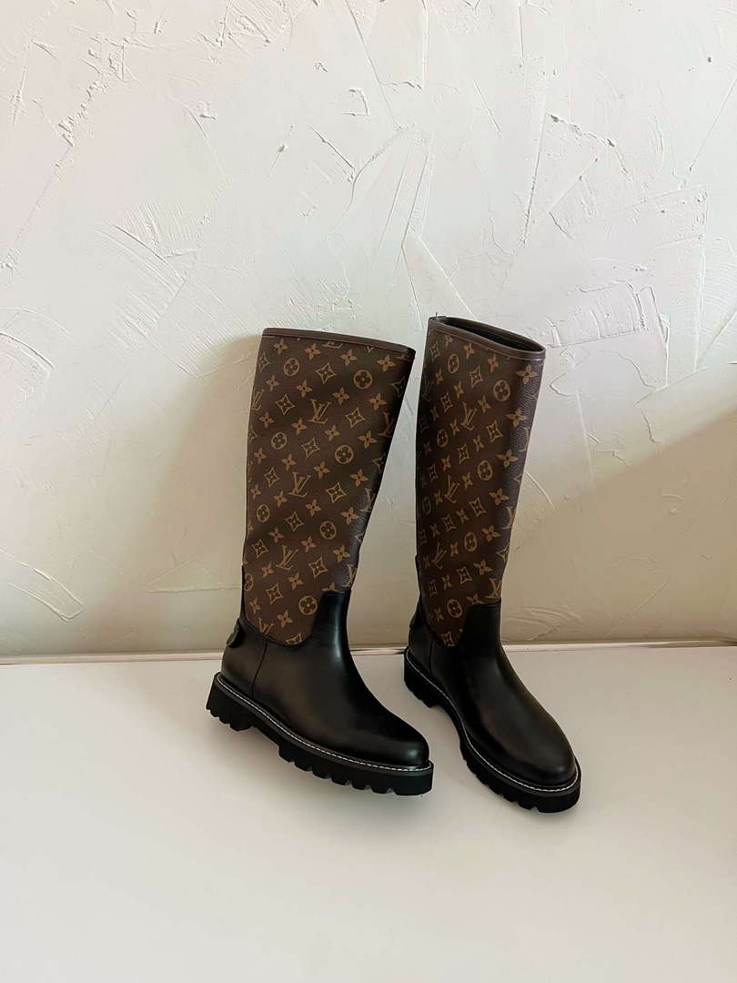 LV 1ADD2Q Louis Vuitton Territory Flat High Boot L88291