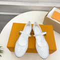 LV 1AGZ15 Louis Vuitton Romy Flat Ballerina Shoes L66206