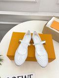 LV 1AGZ15 Louis Vuitton Romy Flat Ballerina Shoes L66206