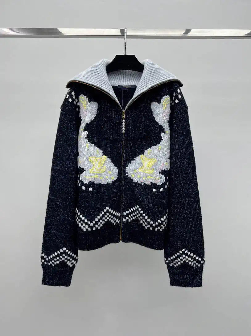 LV 1AI789 Louis Vuitton Women Pharrell Williams X Nigo Coat L55804