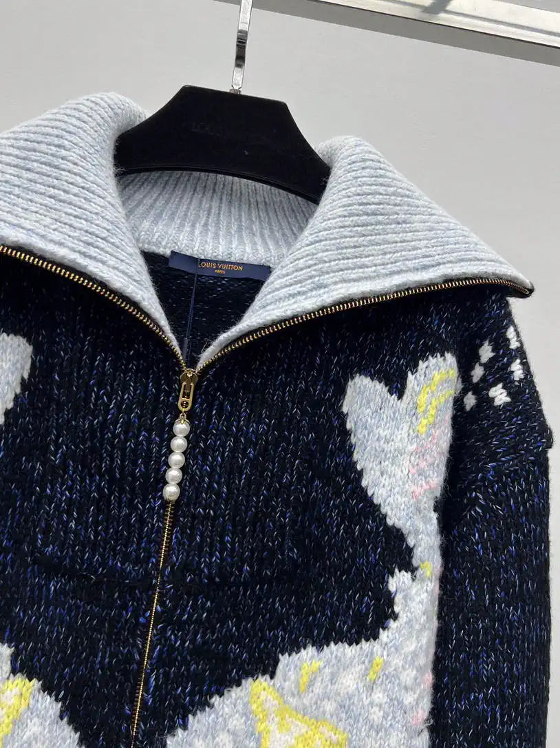 LV 1AI789 Louis Vuitton Women Pharrell Williams X Nigo Coat L55804