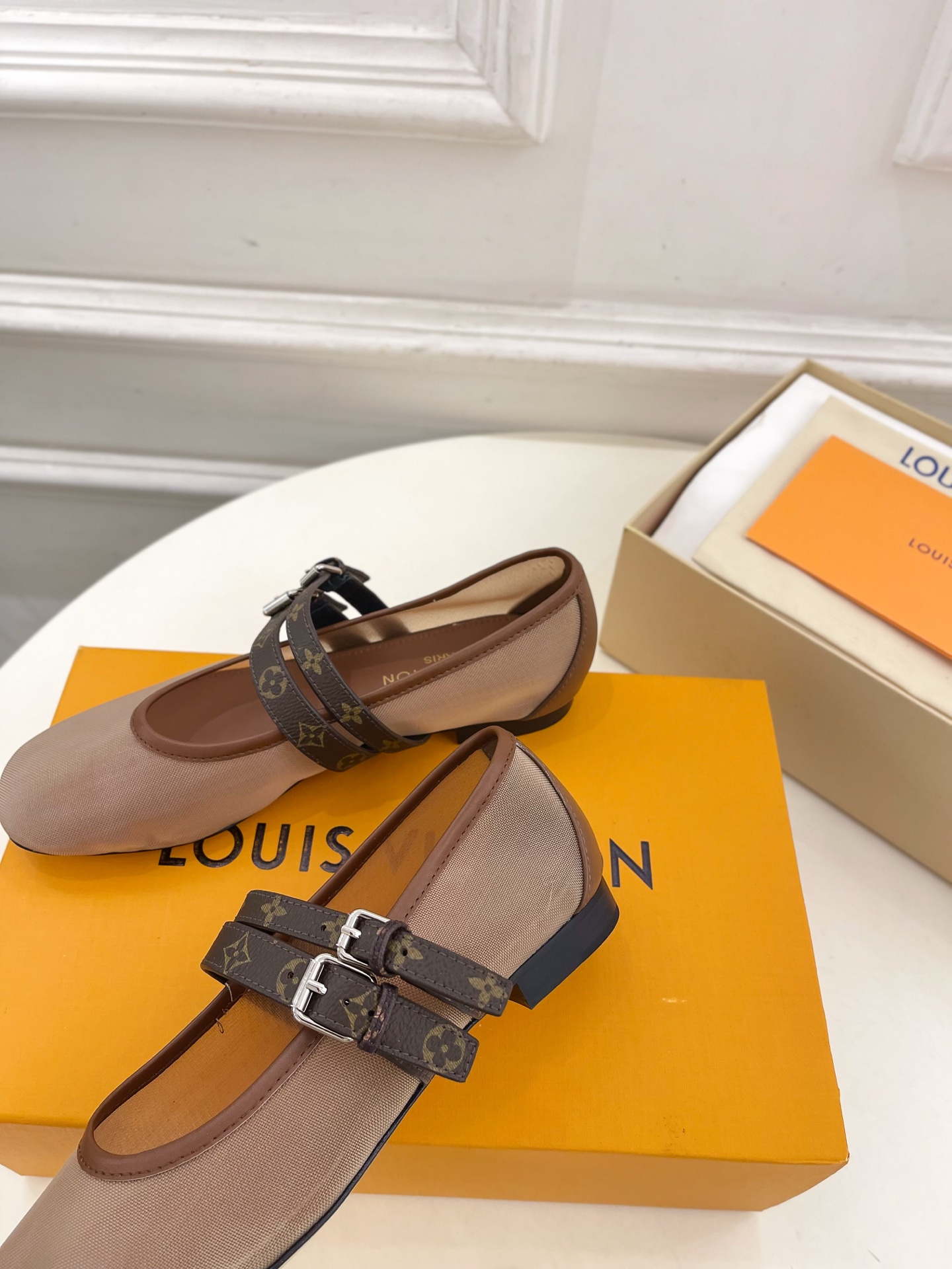 LV 1AIS36 Louis Vuitton Ballet Ballerina Shoes L66202