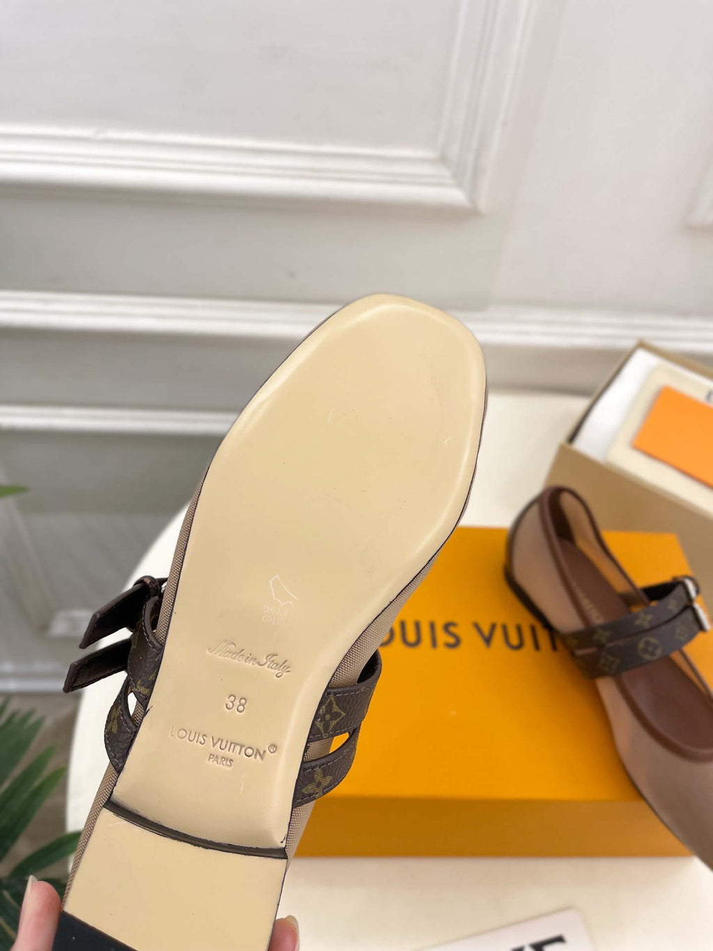 LV 1AIS36 Louis Vuitton Ballet Ballerina Shoes L66202