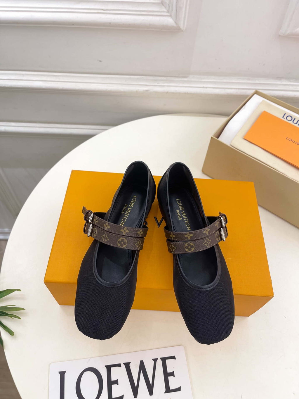 LV 1AIS36 Louis Vuitton Ballet Ballerina Shoes L66203