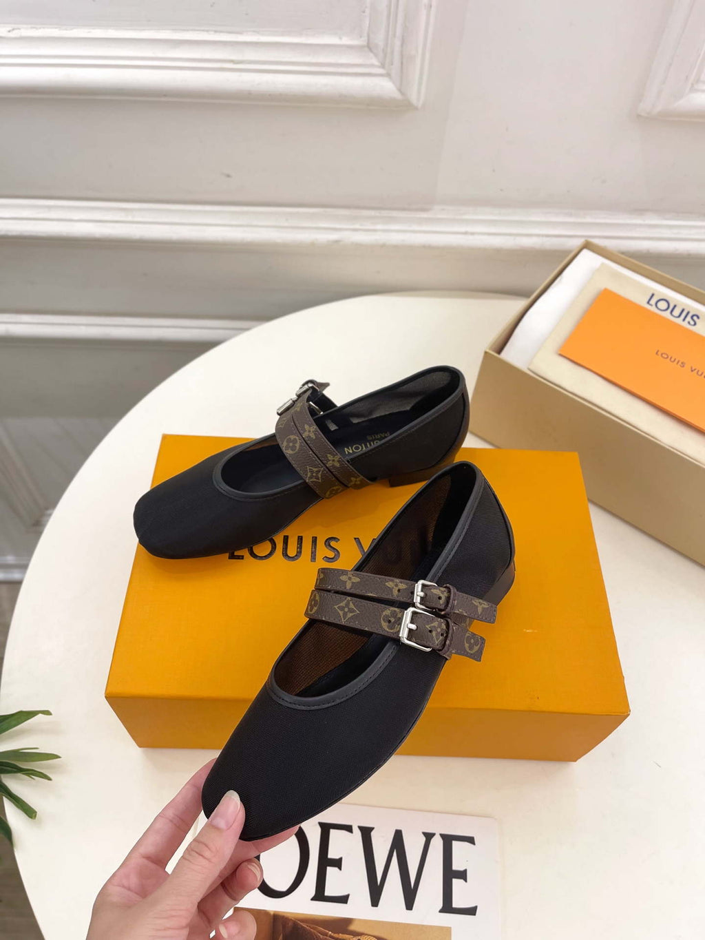 LV 1AIS36 Louis Vuitton Ballet Ballerina Shoes L66203