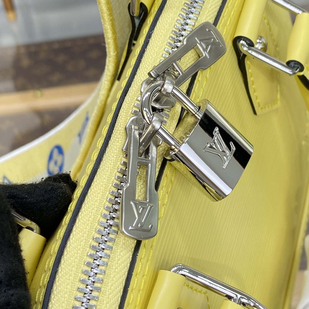 LV M22213 Louis Vuitton Alma BB Epi Handbag Yellow - Default Title - View 5