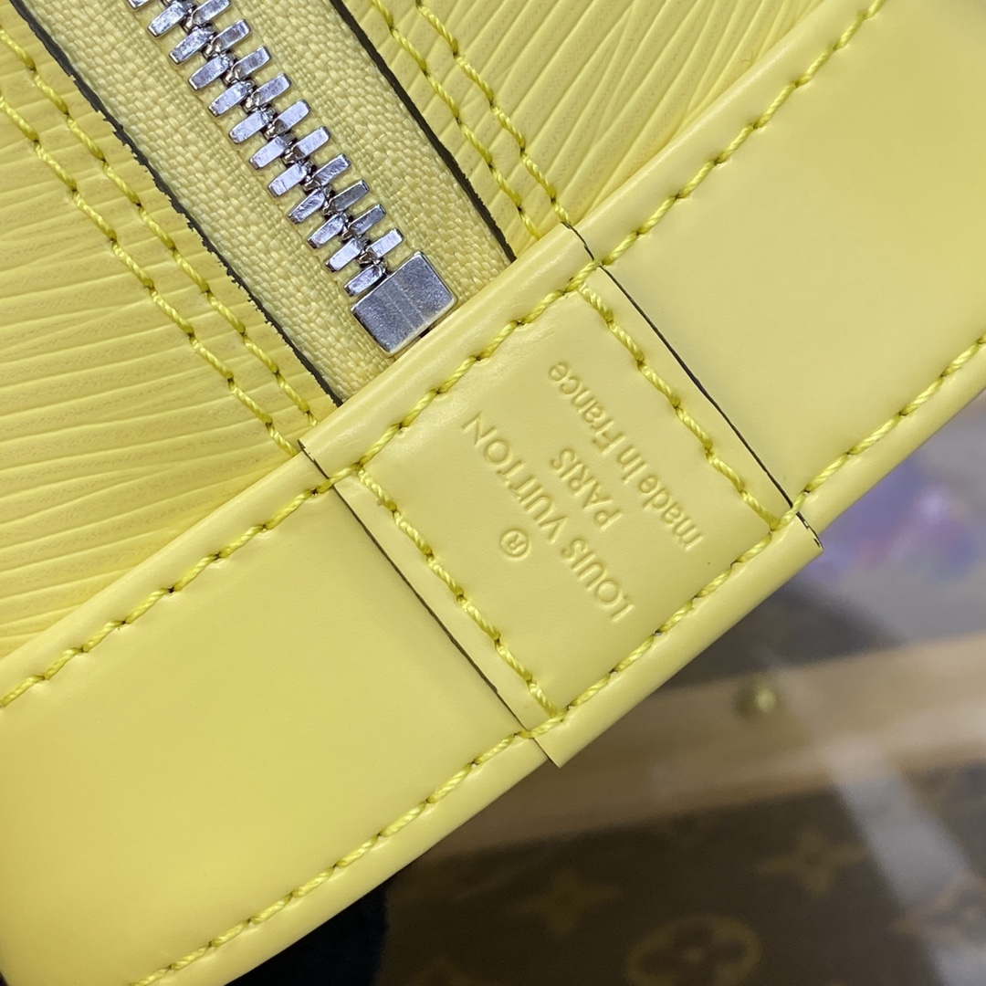 LV M22213 Louis Vuitton Alma BB Epi Handbag Yellow