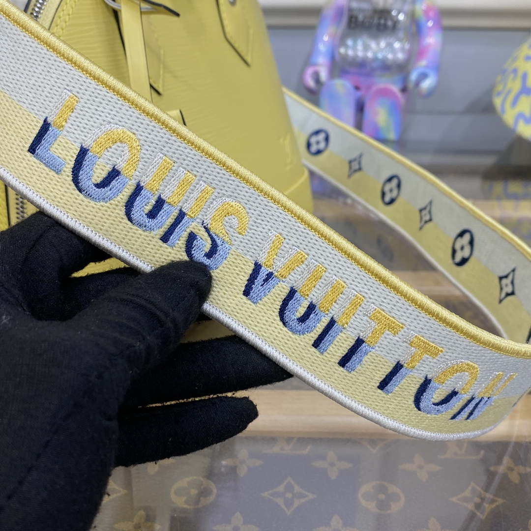 LV M22213 Louis Vuitton Alma BB Epi Handbag Yellow - Default Title - View 8