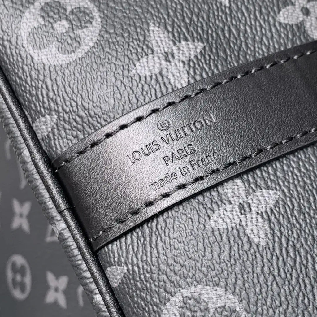 LV M26434 Louis Vuitton Keepall Bandouliere 45 Travel Bag Monogram Eclipse Green