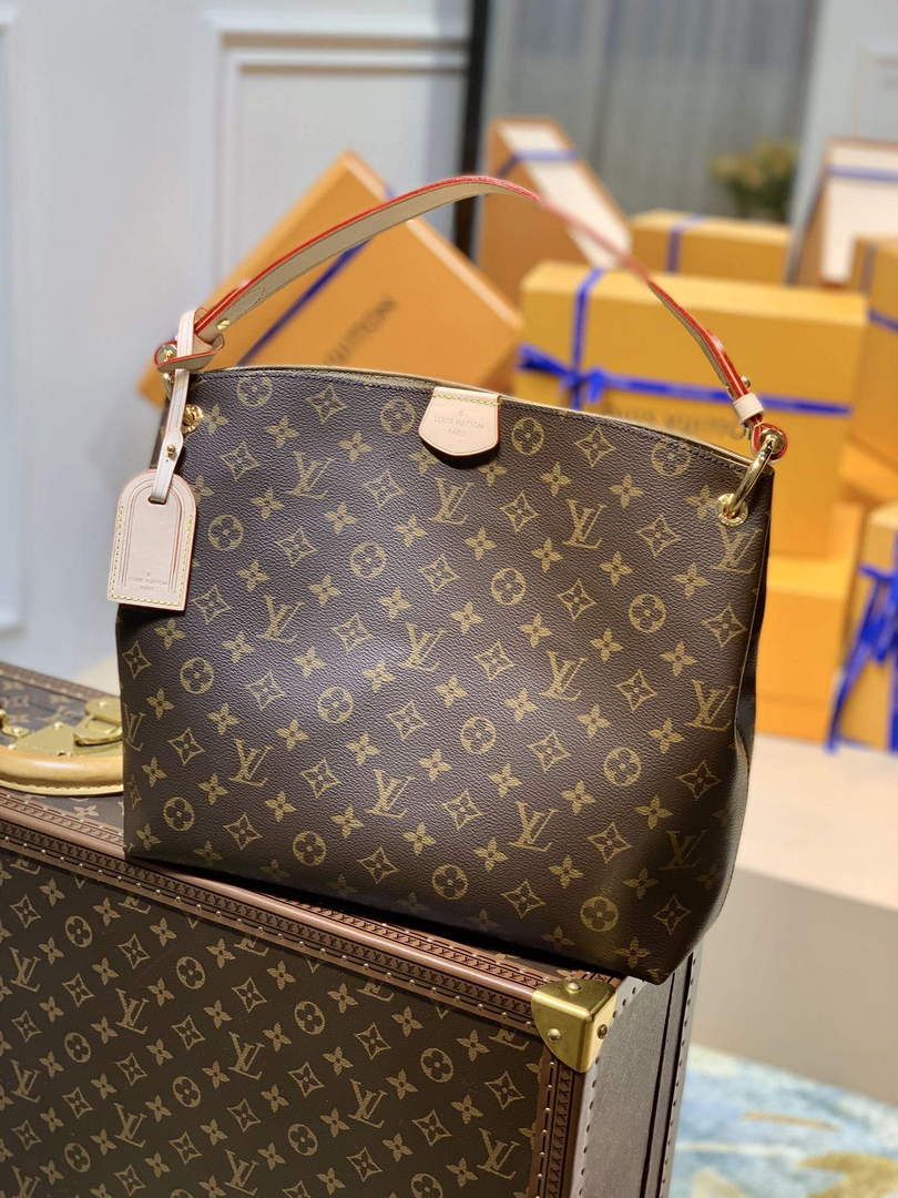 LV M43701 Louis Vuitton Graceful PM N42249 Monogram - Default Title - View 1