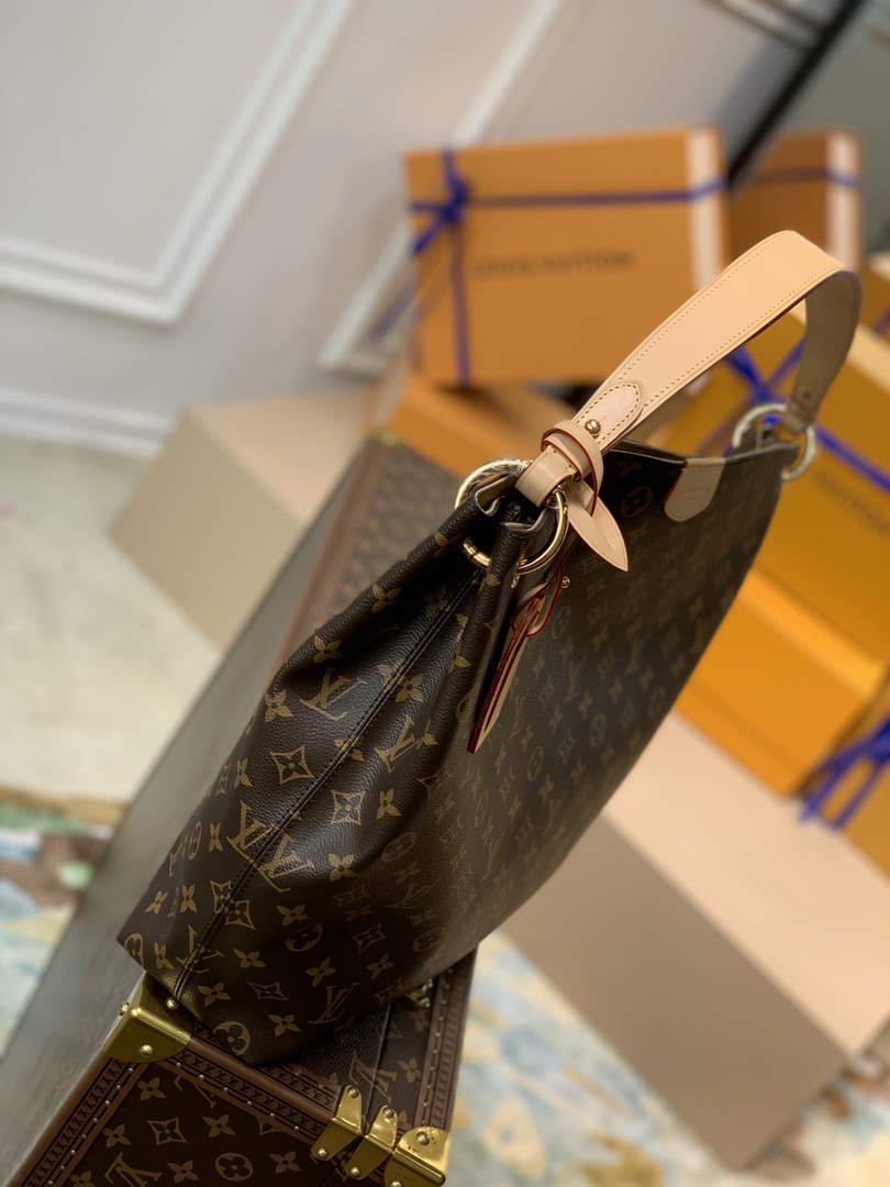 LV M43704 Louis Vuitton Graceful MM M43701 Monogram - Default Title - View 3
