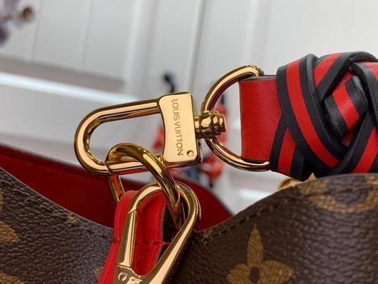 LV M44021 Louis Vuitton M44022 N¨¦ONO¨¦ Shoulder Bag Red - luxibagsmall