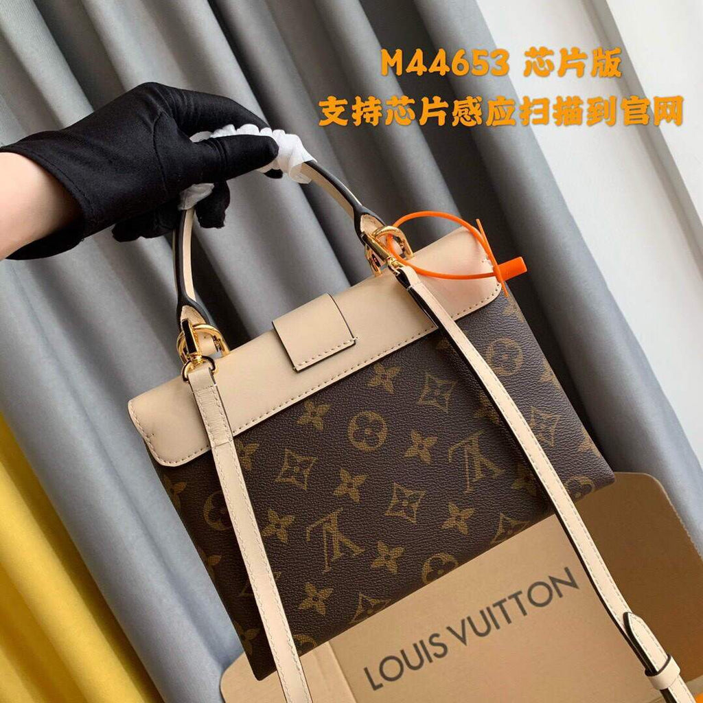 LV M44080 Louis Vuitton Locky BB Monogram Beige M44654 Bag