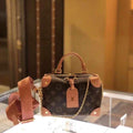 LV M45531 Louis Vuitton Petite Malle Souple Bag M45571 Monogram Pink - luxibagsmall