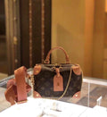LV M45531 Louis Vuitton Petite Malle Souple Bag M45571 Monogram Pink - luxibagsmall
