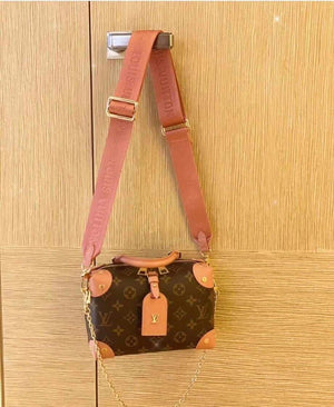 LV M45531 Louis Vuitton Petite Malle Souple Bag M45571 Monogram Pink - luxibagsmall