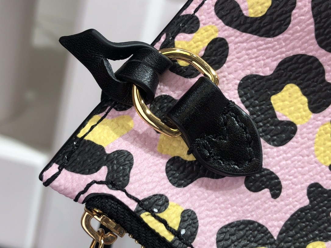 LV M45818 Louis Vuitton Neverfull MM Monogram Bag M45819 Black - Default Title - View 5