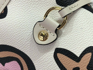 LV M45819 Louis Vuitton Neverfull MM Monogram Bag M45818 Creme - Default Title - View 7