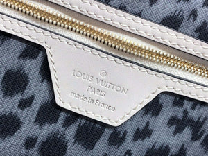 LV M45819 Louis Vuitton Neverfull MM Monogram Bag M45818 Creme - Default Title - View 9