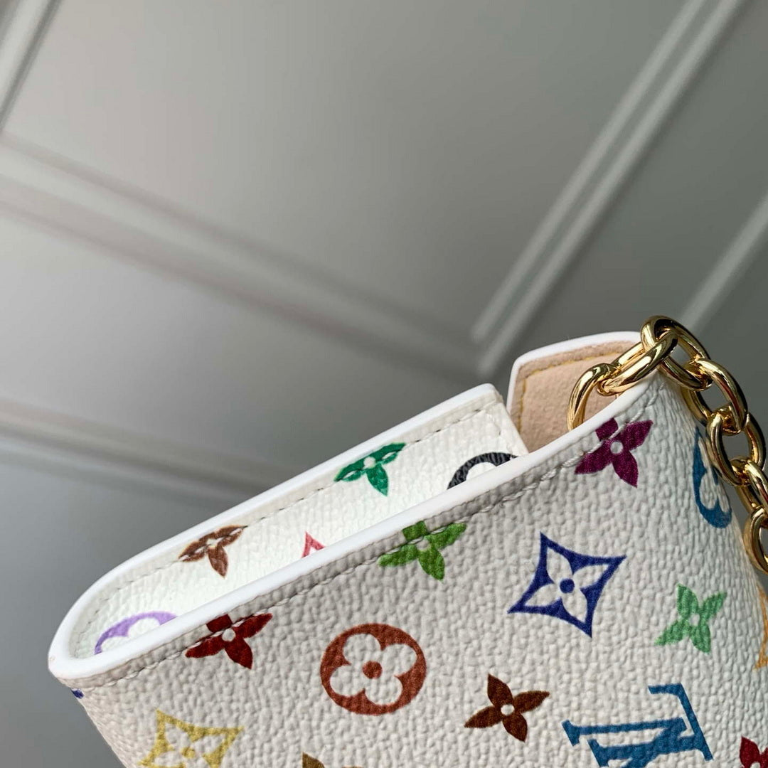 LV M4625Z Louis Vuitton LV x TM Pouch Metis Belt White