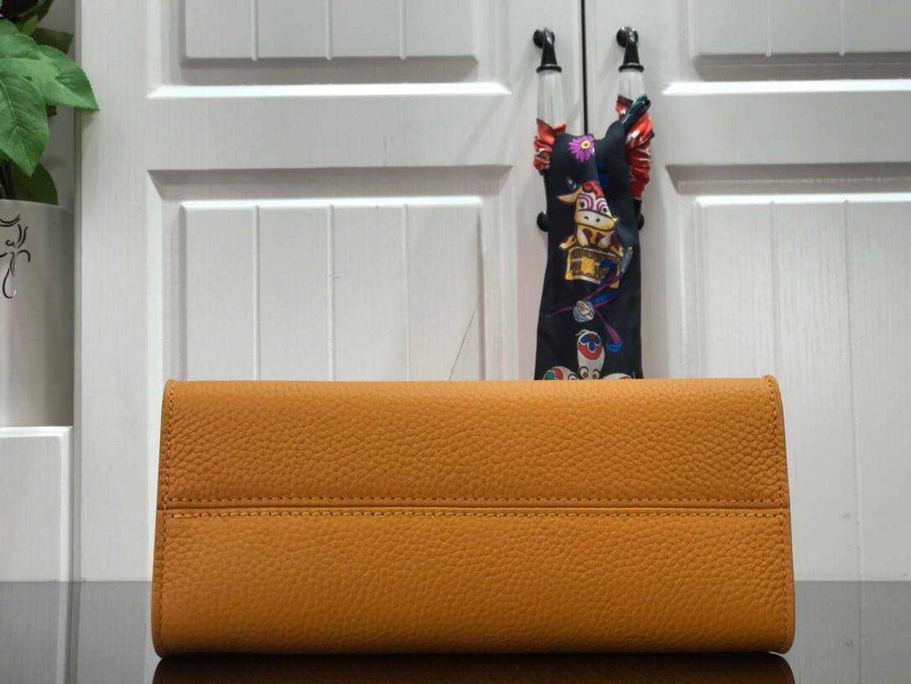 LV M57136 Louis Vuitton Twist one Handle PM M57093 Taurillon Leather Saffron - luxibagsmall