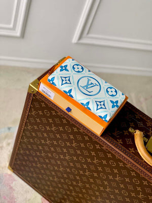 LV M83624 Louis Vuitton LV By The Pool Zippy Wallet Blue - Default Title - View 3