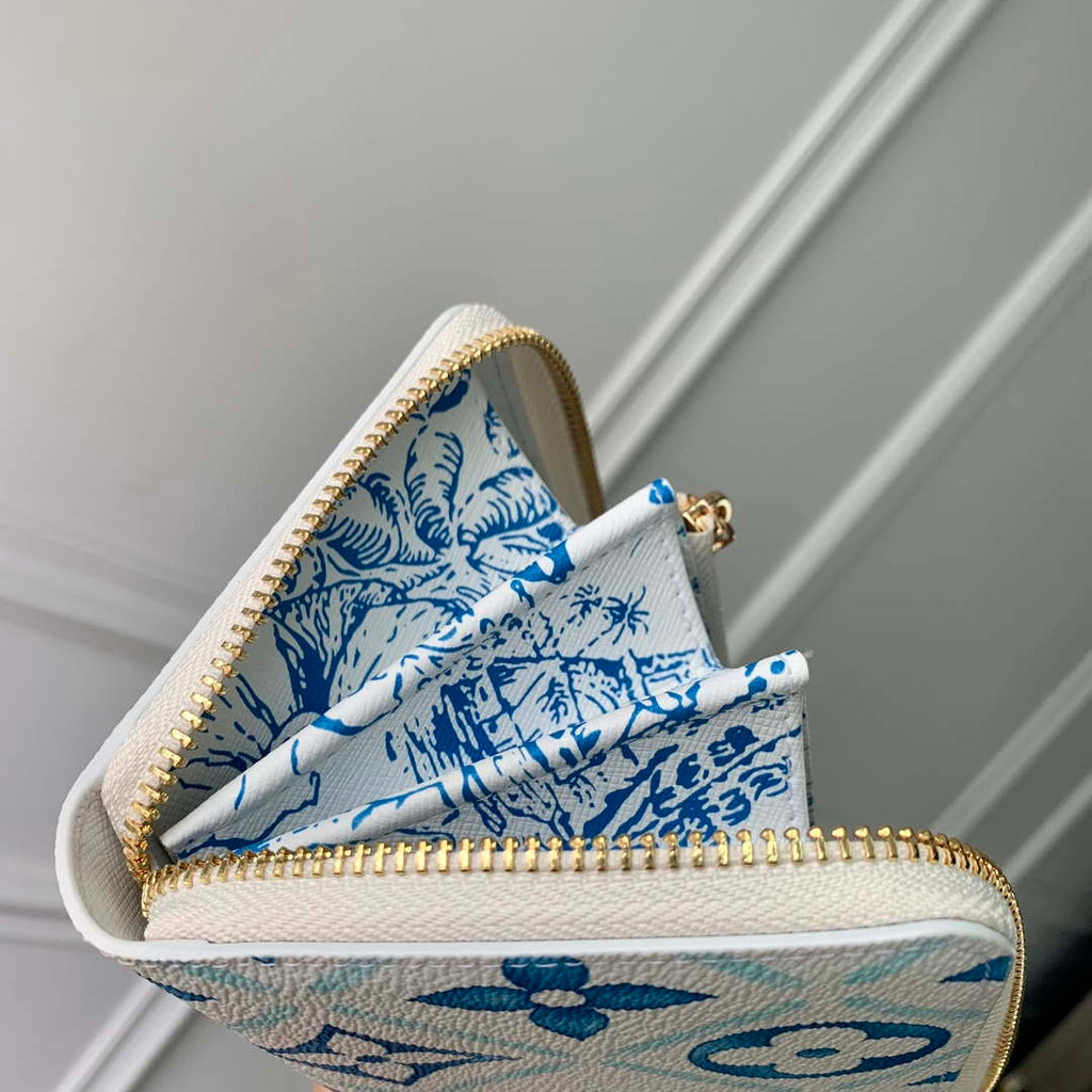 LV M83624 Louis Vuitton LV By The Pool Zippy Wallet Blue
