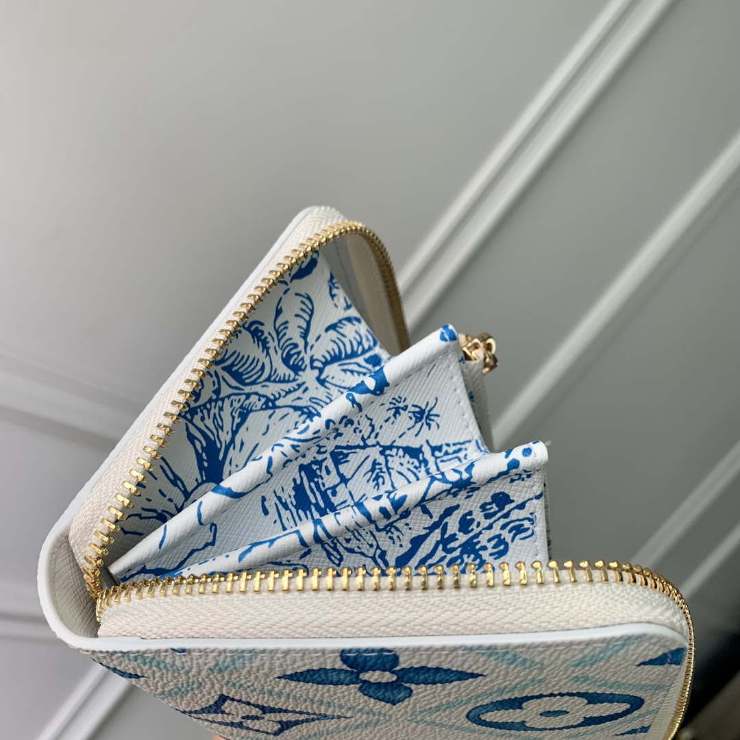 LV M83624 Louis Vuitton LV By The Pool Zippy Wallet Blue