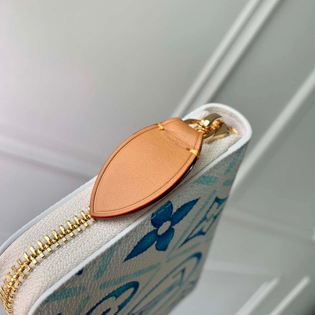 LV M83624 Louis Vuitton LV By The Pool Zippy Wallet Blue